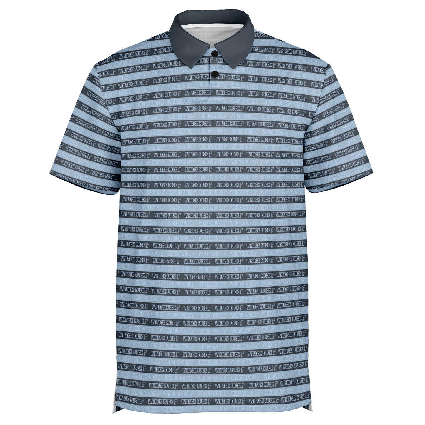 Whack Fuck Golf Polo - Blue