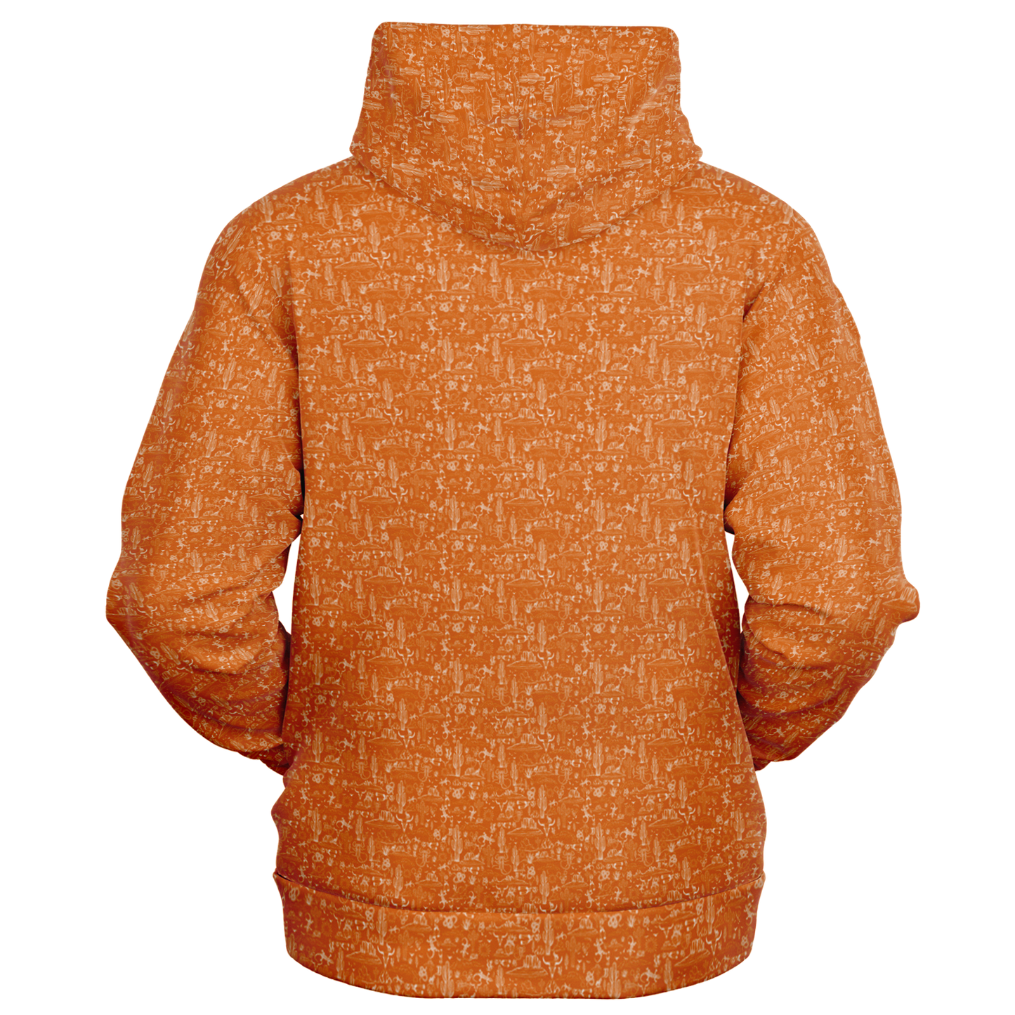 The Desert Full Zip - Orange / White