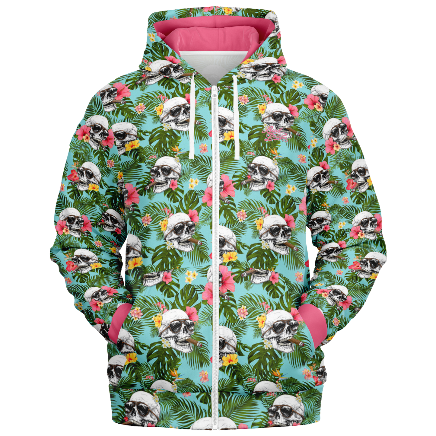 Smokin Skulls Full Zip