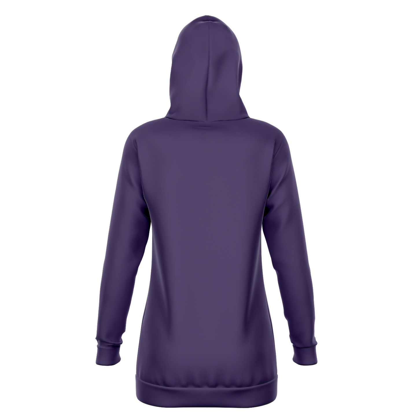 Whack Fuck Longline Hoodie - Deep Blue
