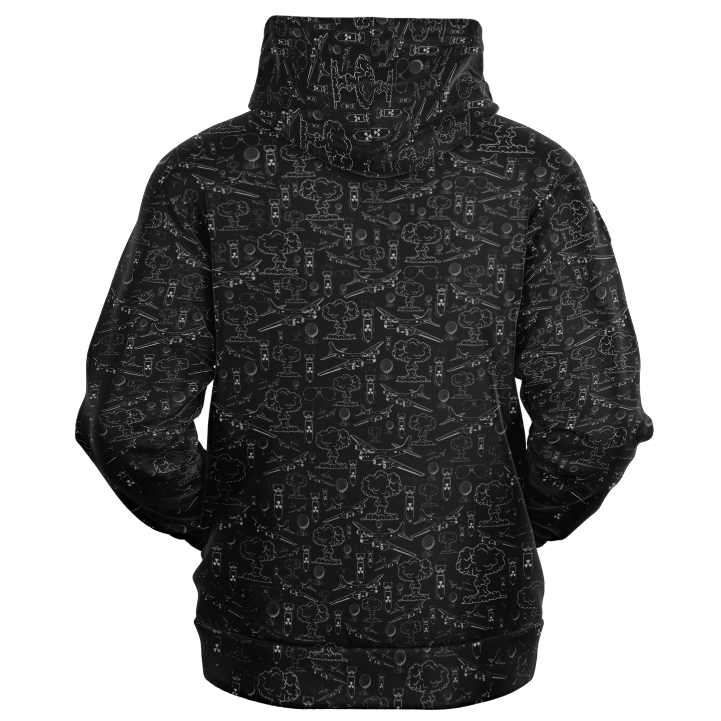 Dropping Bombs Full Zip - Black / Grey