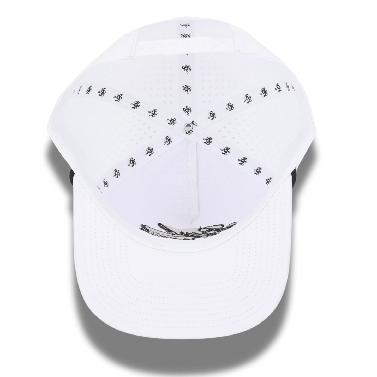 Bush League Flat Bill - White / Black