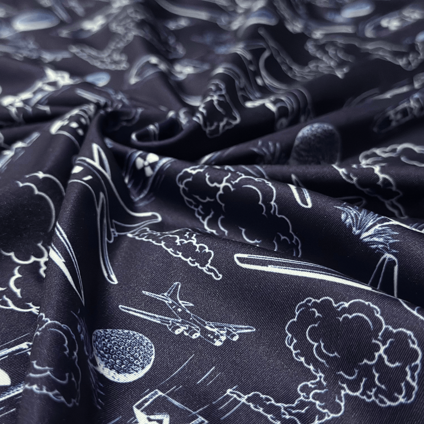 Dropping Bombs Golf Polo - Navy