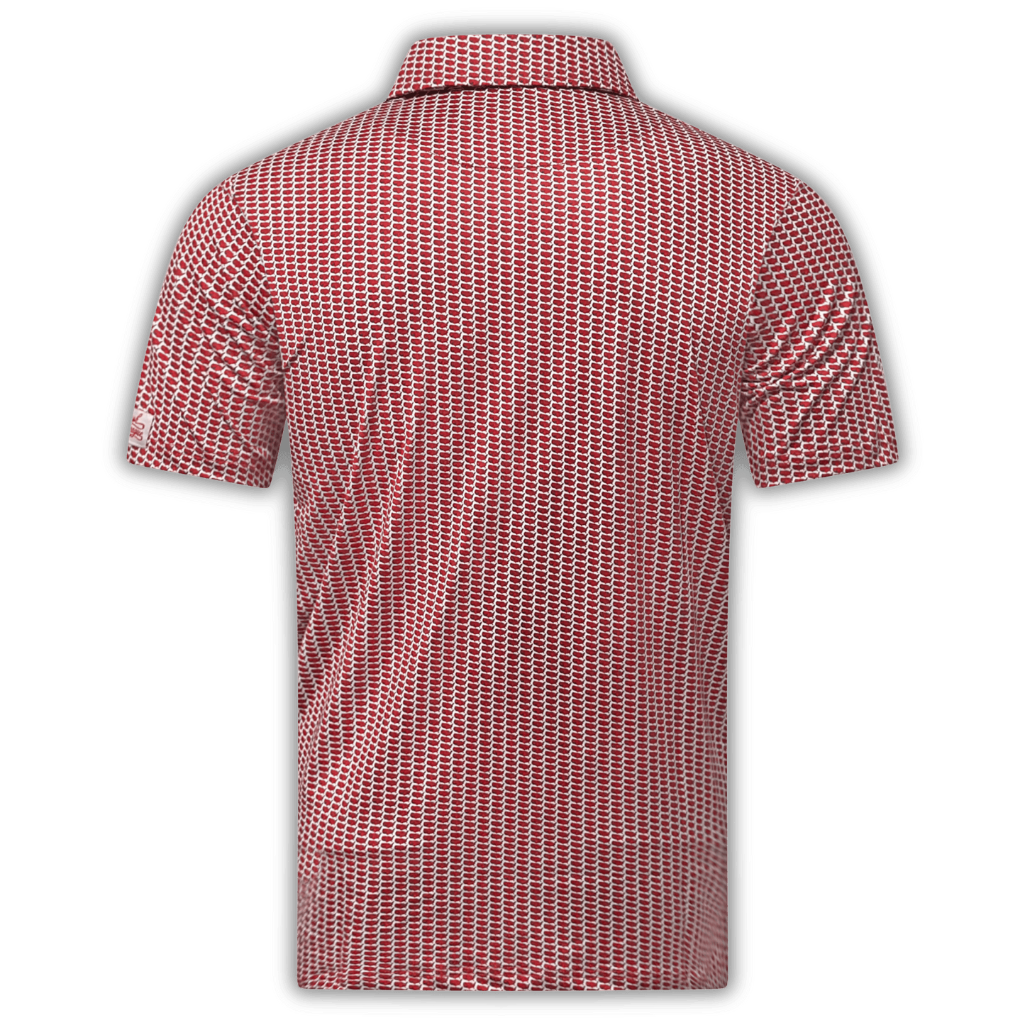 Men's Mandate Golf Shirt. Back of golf polo.