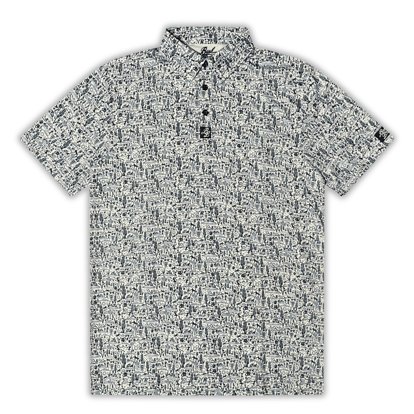 The Desert Golf Polo - White