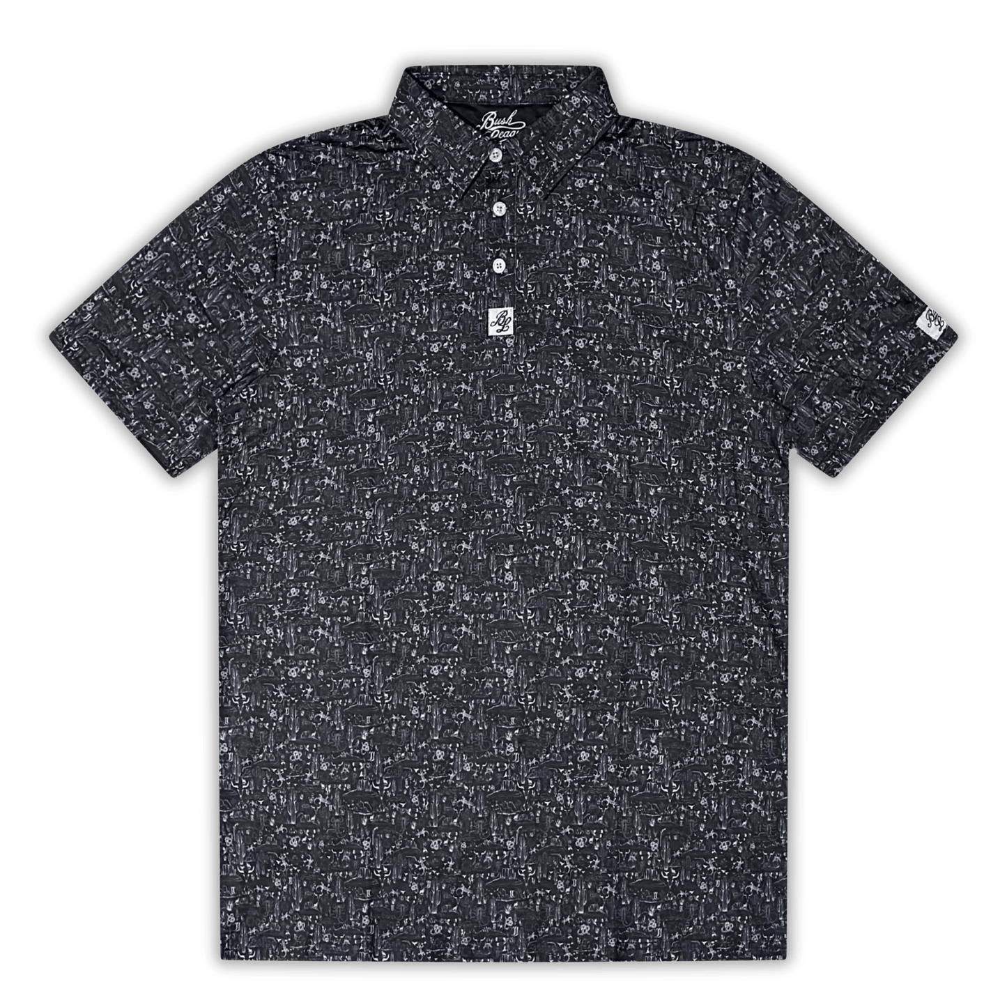 The Desert Golf Polo - Black