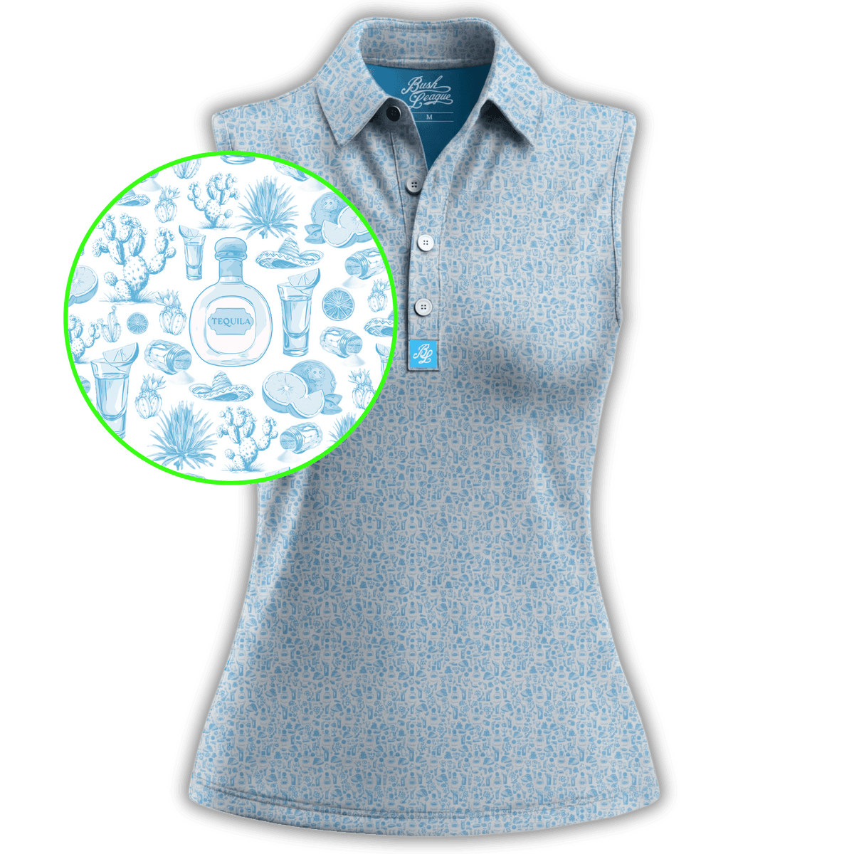 *NEW* Tequila Blanco Golf Polo