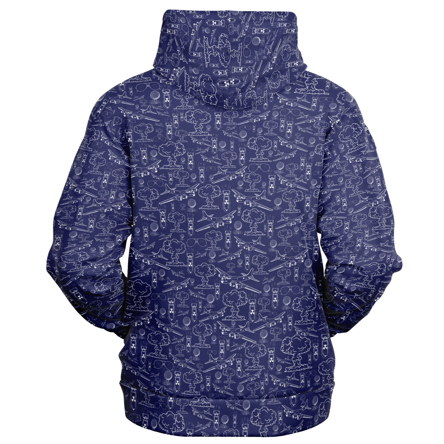 Dropping Bombs Full Zip - Blue / White