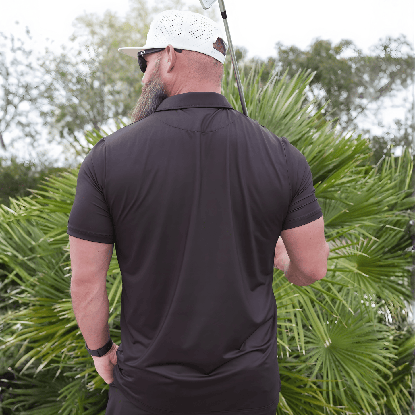 *NEW* Black Golf Polo