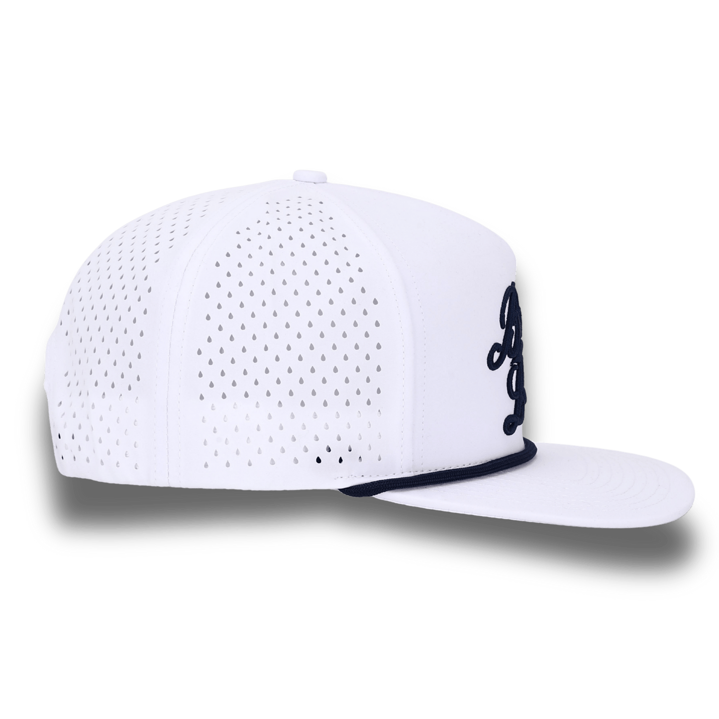 Bush League Flat Bill - White / Blue