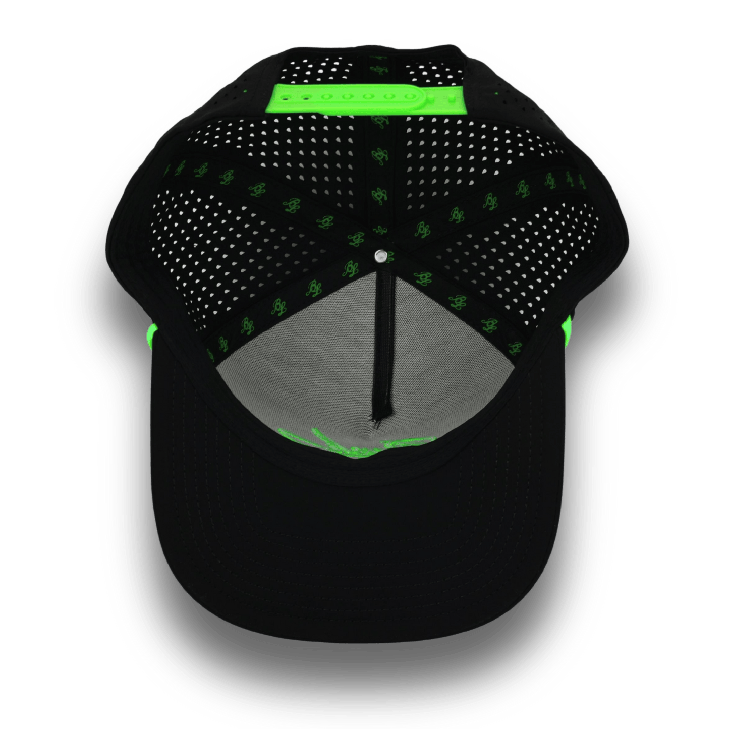 Bush League Flat Bill - Black / Neon