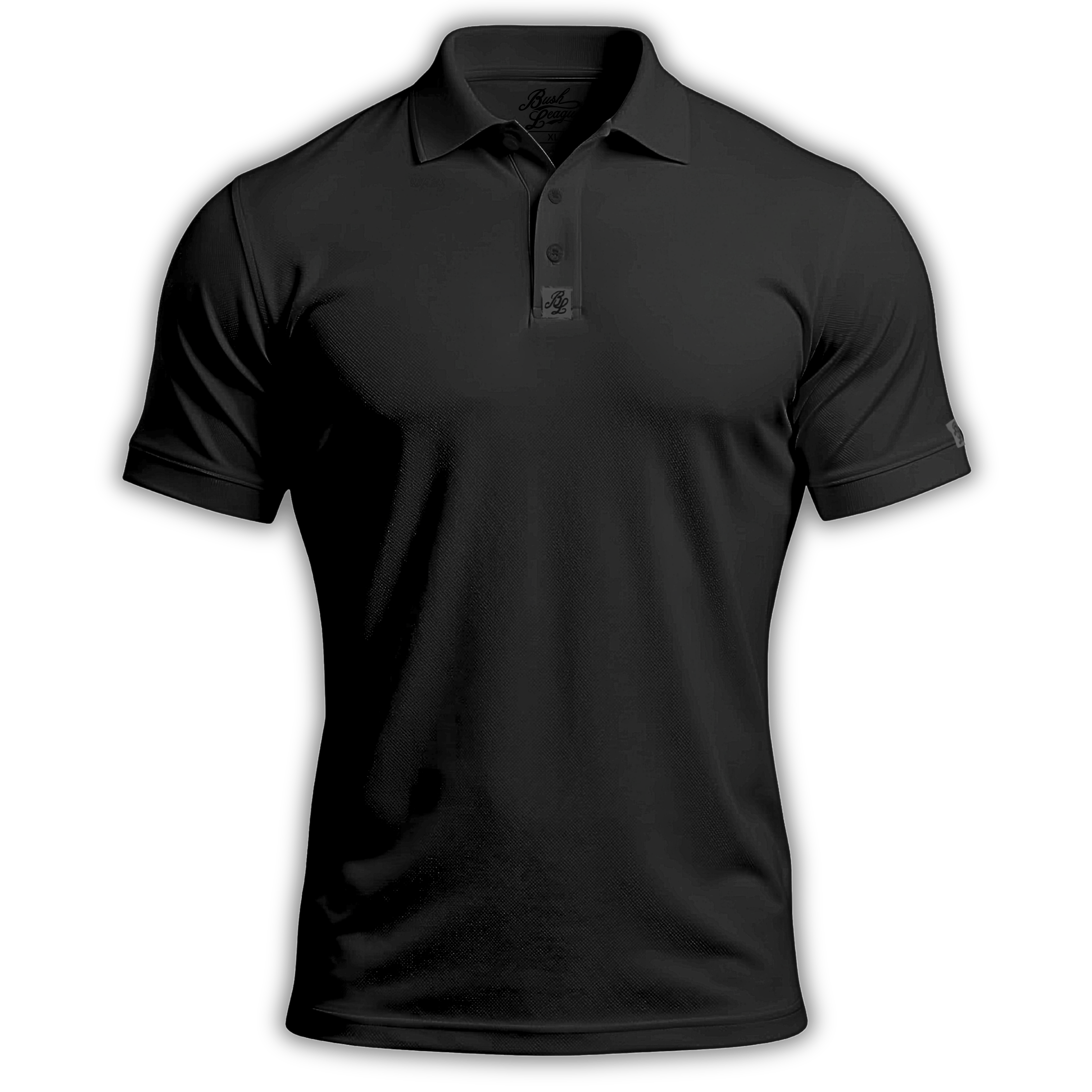 Black Golf Polo | Bush League Golf Co.