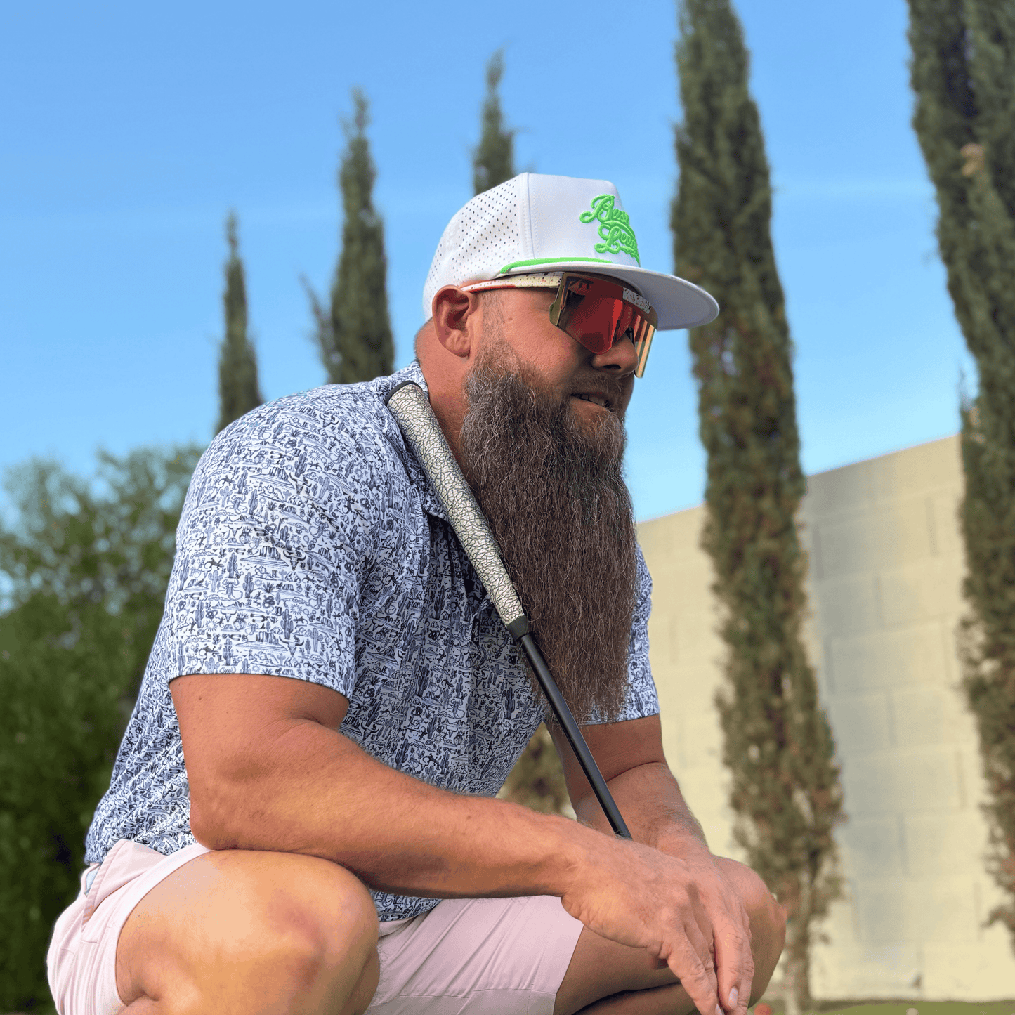 The Desert Golf Polo - White