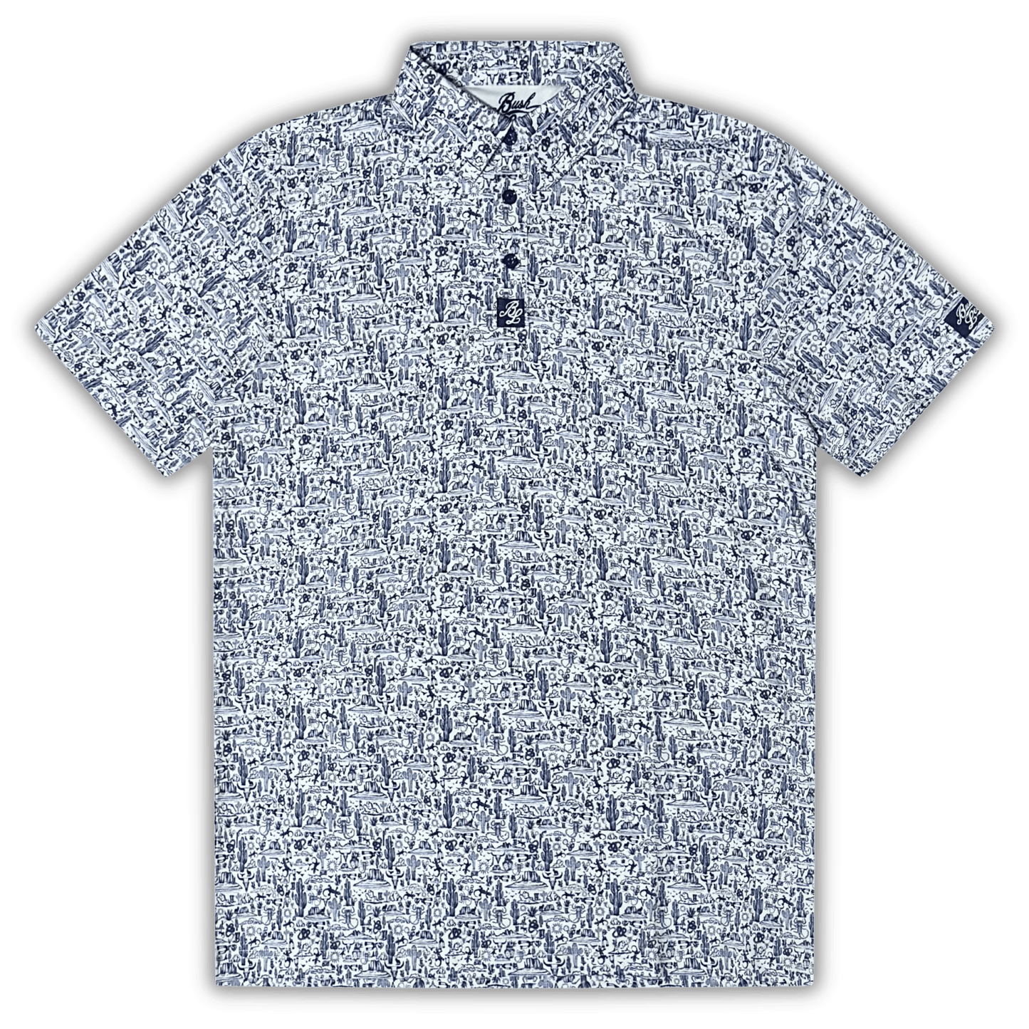 The Desert Golf Polo - White