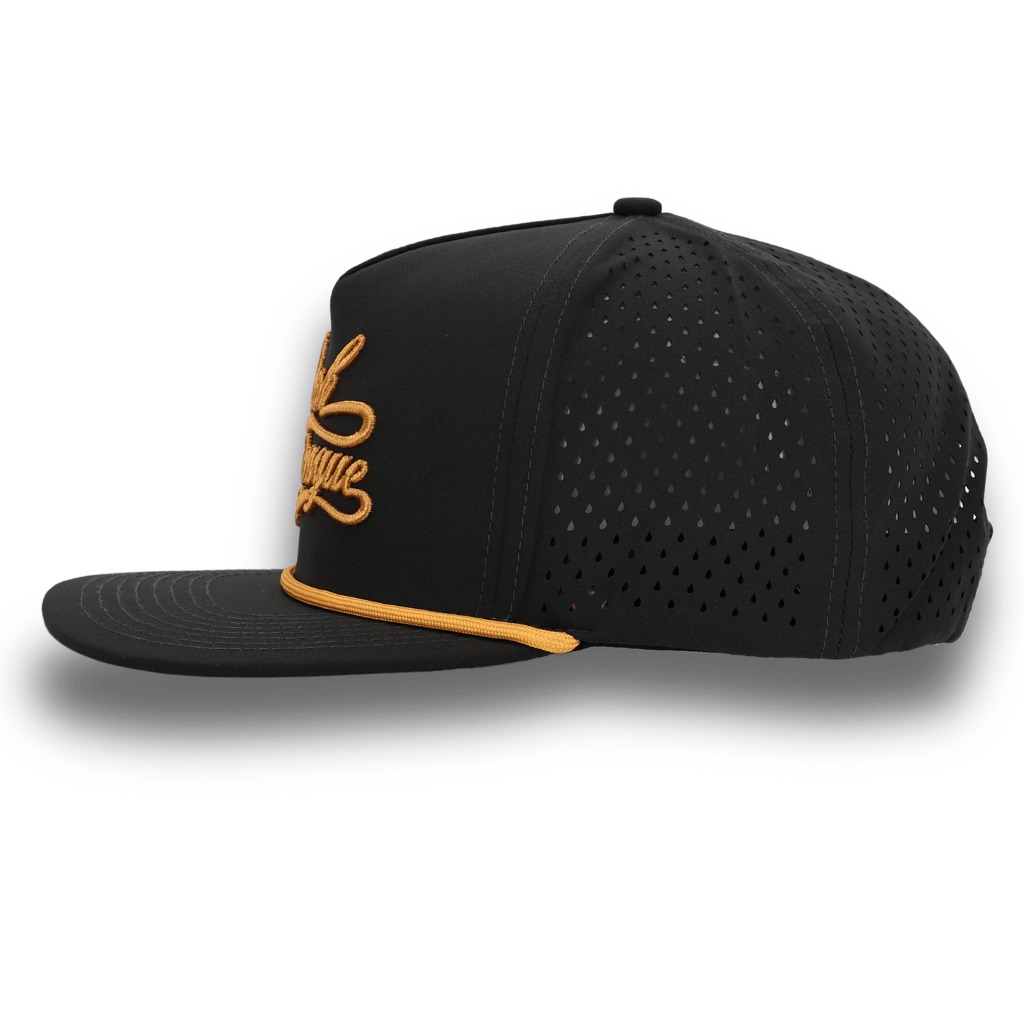 Bush League Flat Bill - Black / Copper