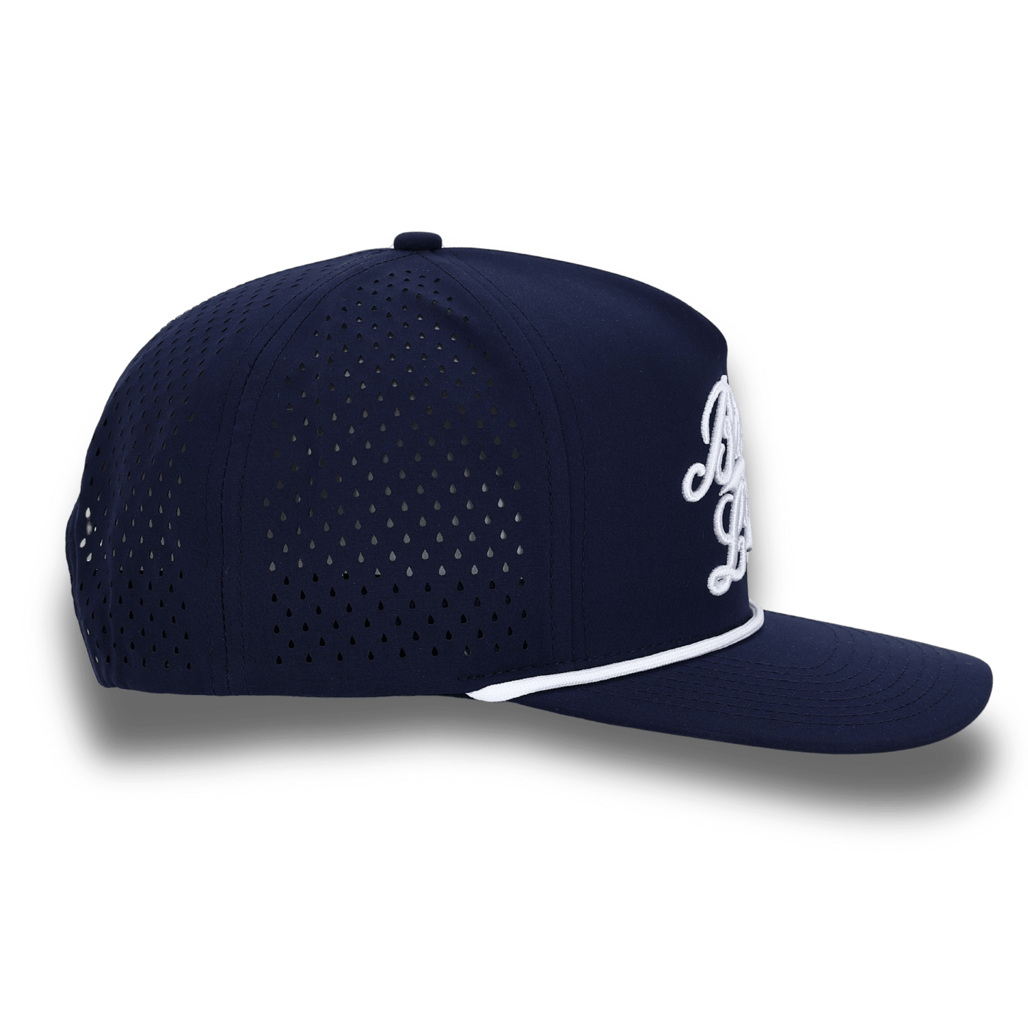 Bush League Flat Bill - Blue / White