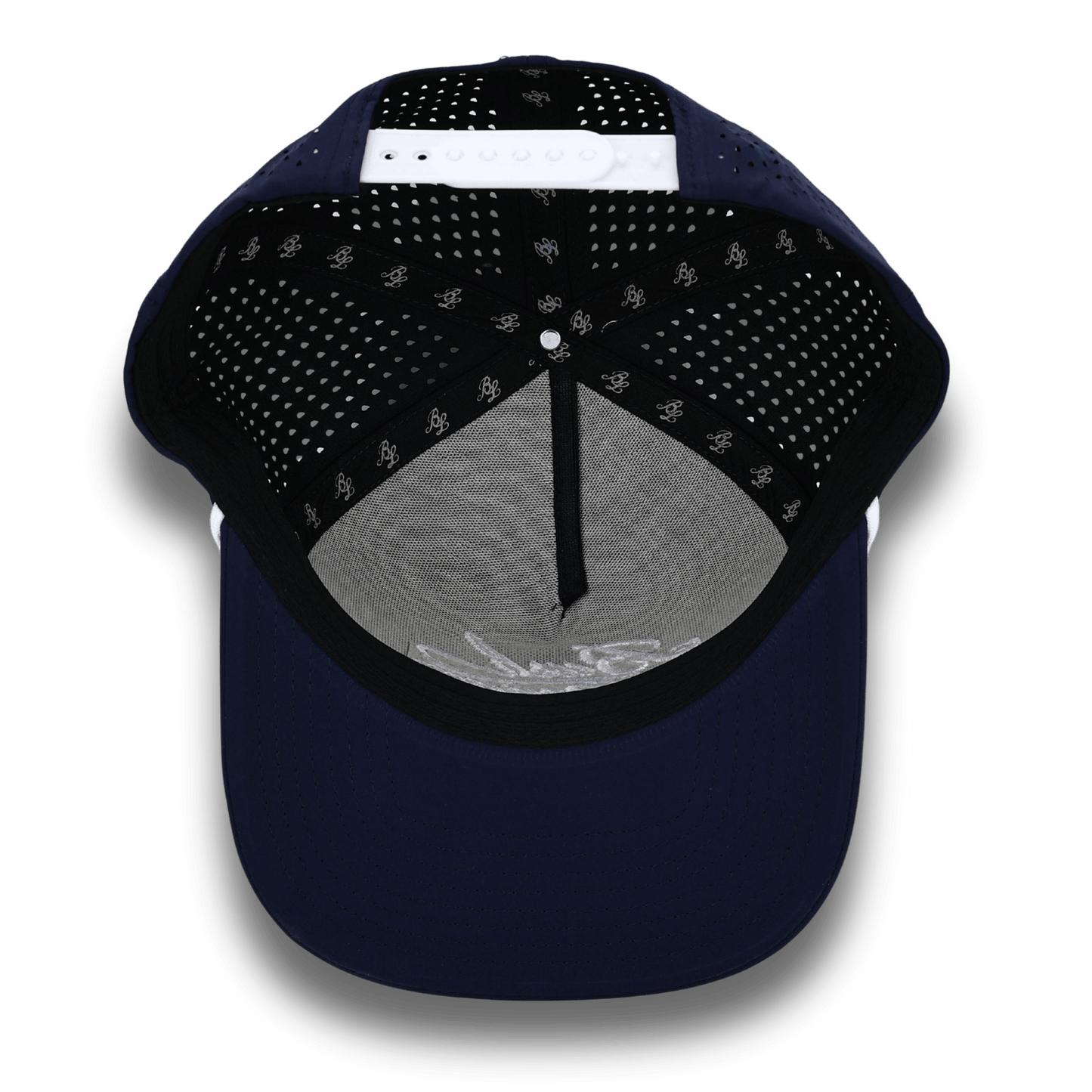 Bush League Flat Bill - Blue / White