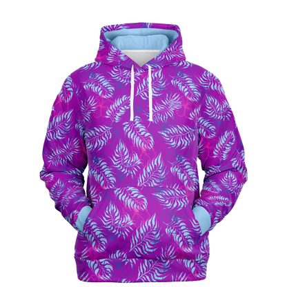 Hibiscus Athletic Hoodie - Purple