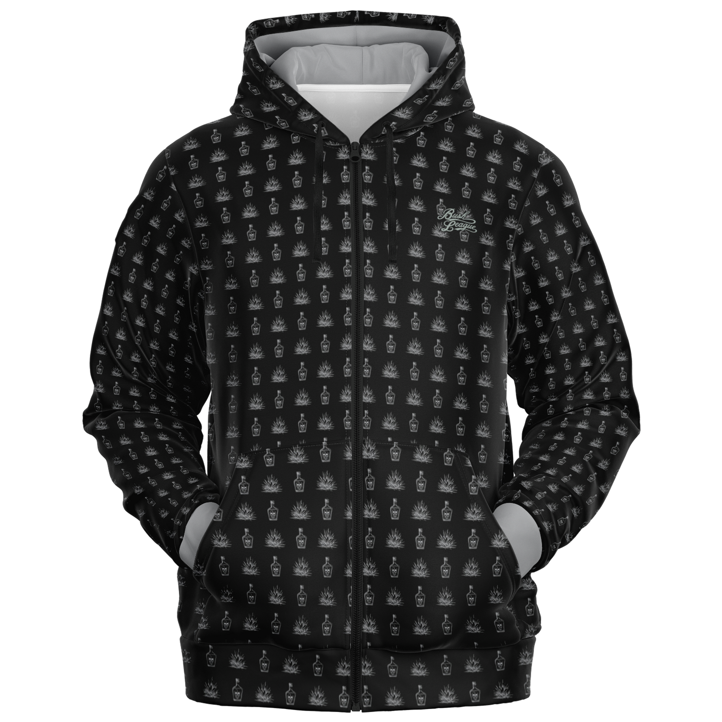 Tequila Full Zip - Black Grey