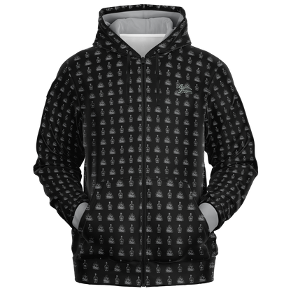 Tequila Full Zip - Black Grey