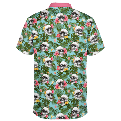 Smokin Skulls Golf Polo