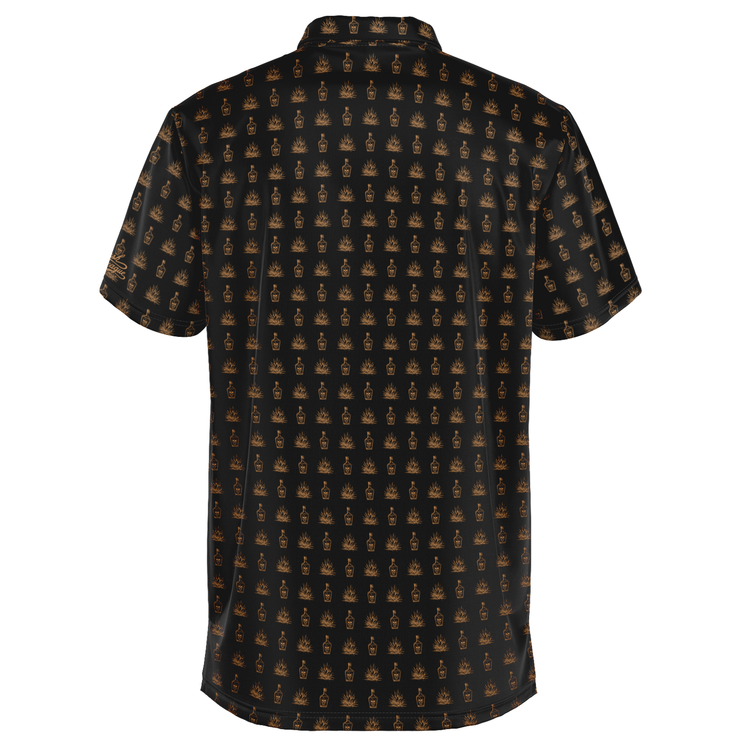 Tequila Golf Polo - Black / Copper