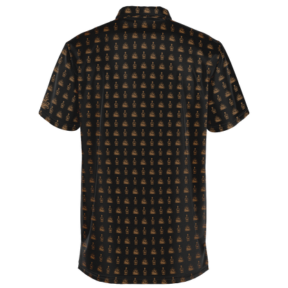 Tequila Golf Polo - Black / Copper