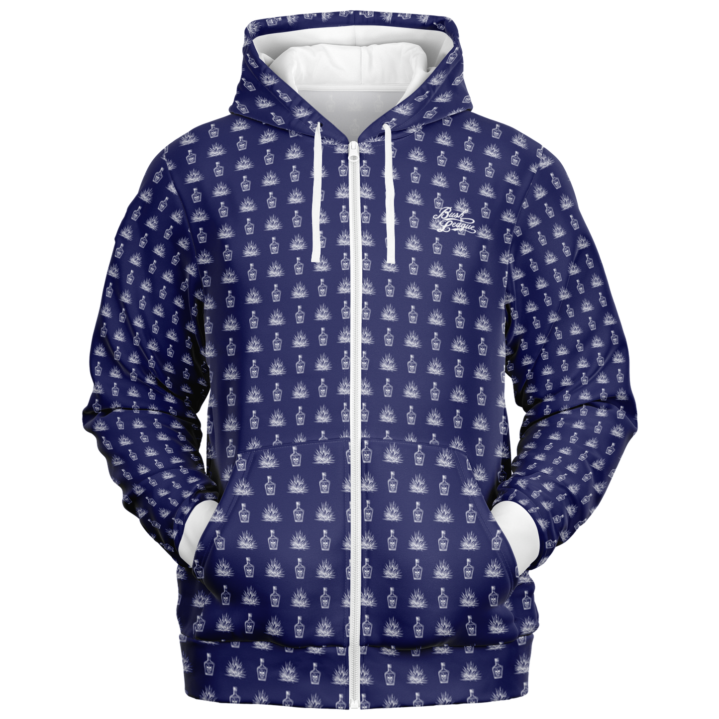 Tequila Full Zip - Blue / White