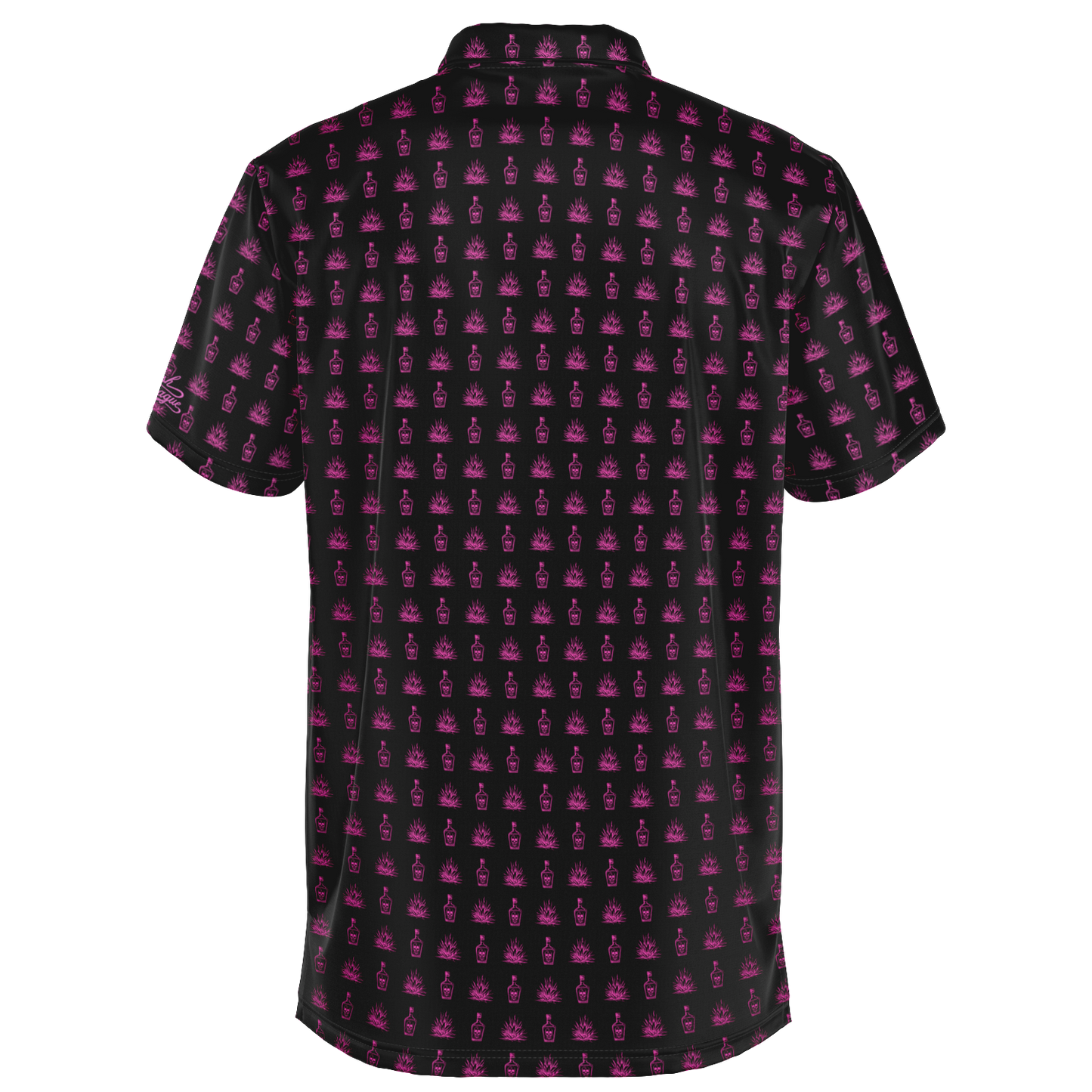 Tequila Golf Polo - Black / Pink