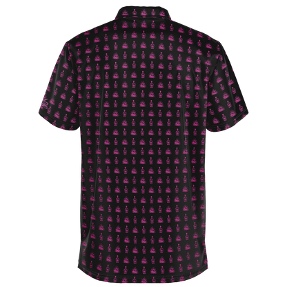 Tequila Golf Polo - Black / Pink