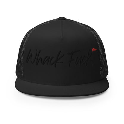 Whack Fuck Trucker Cap Black