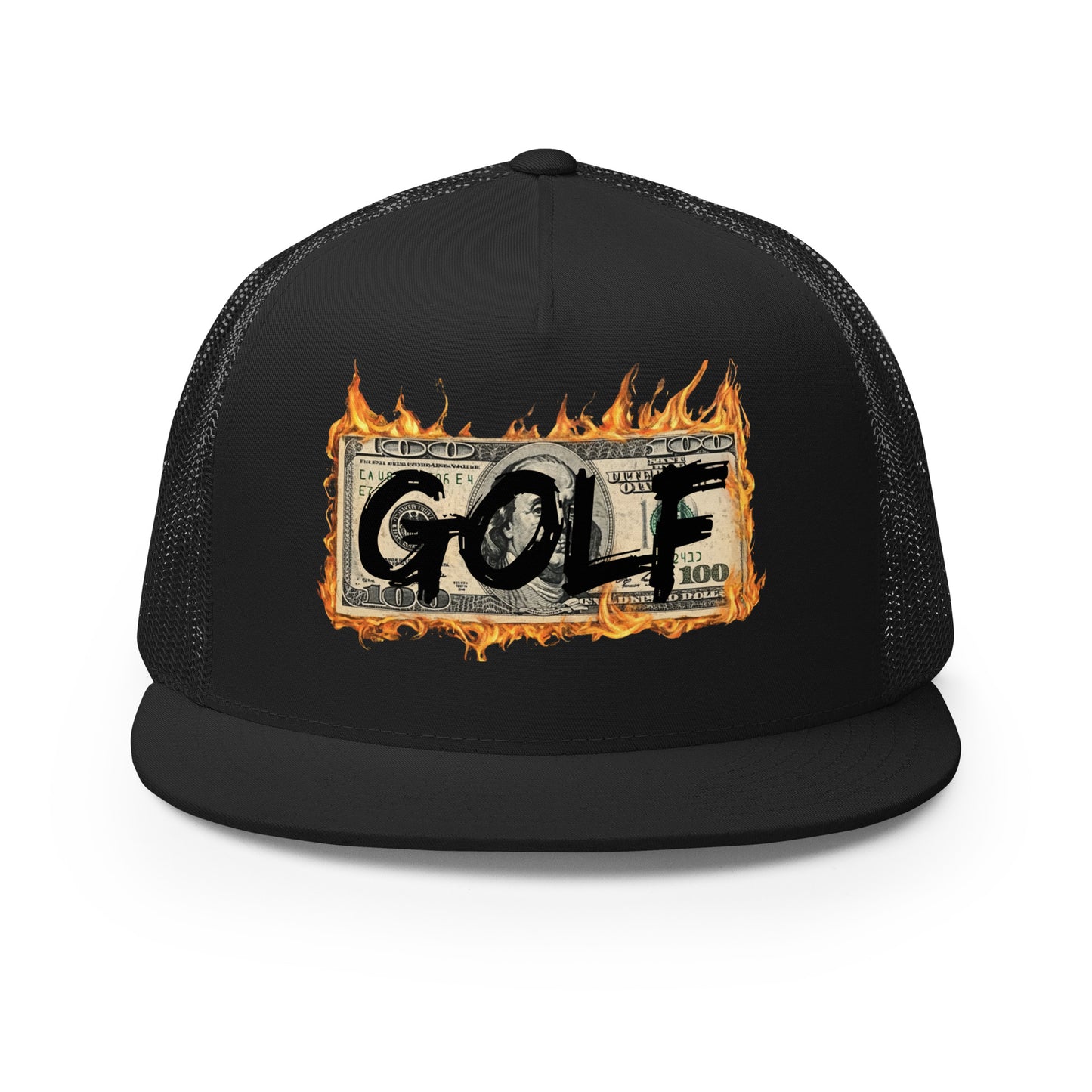 Burning Cash Trucker Cap