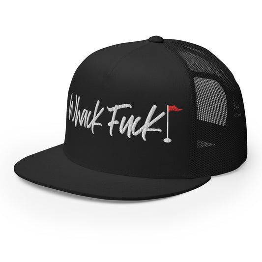 Whack Fuck Trucker Cap White