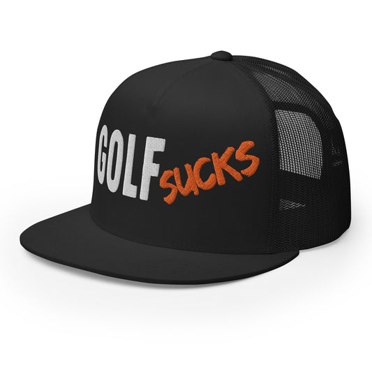 Golf Sucks Trucker Cap W/O