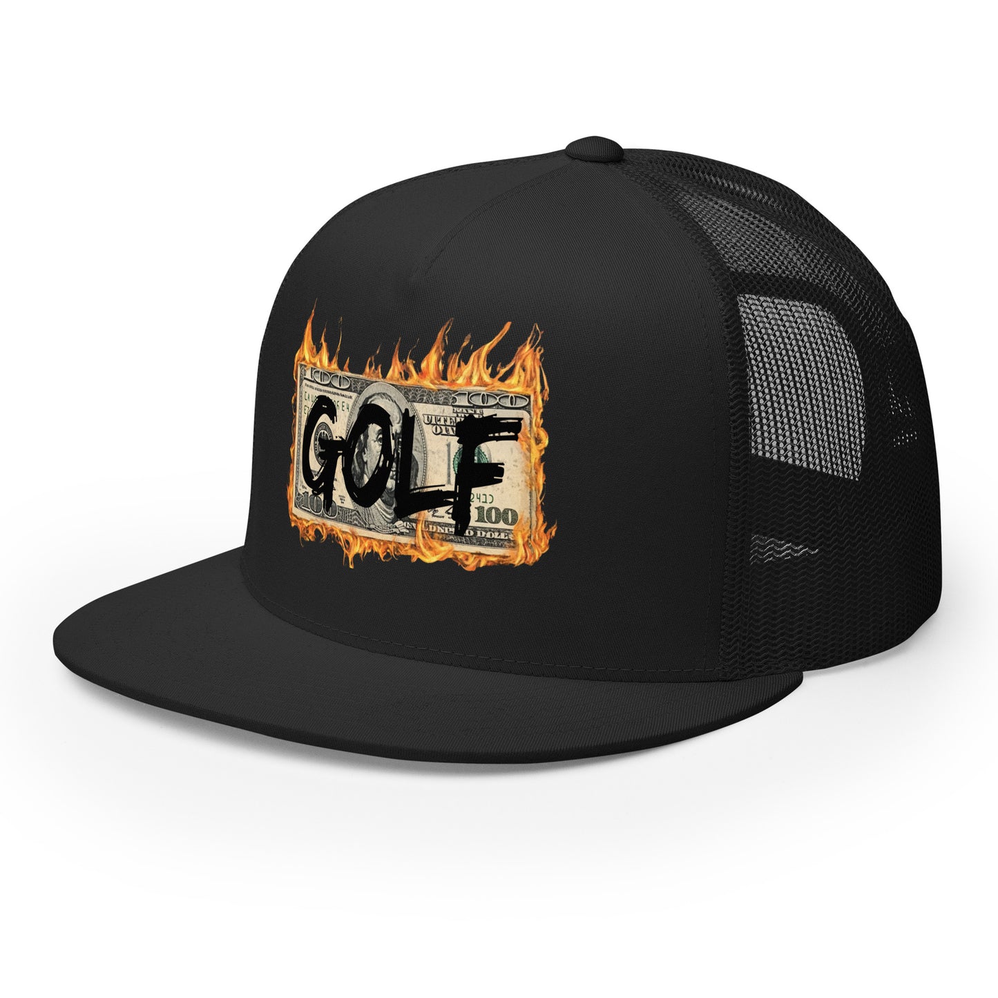 Burning Cash Trucker Cap