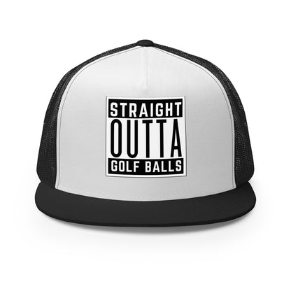 Straight Outta Golf Balls Trucker Cap