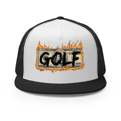 Burning Cash Trucker Cap