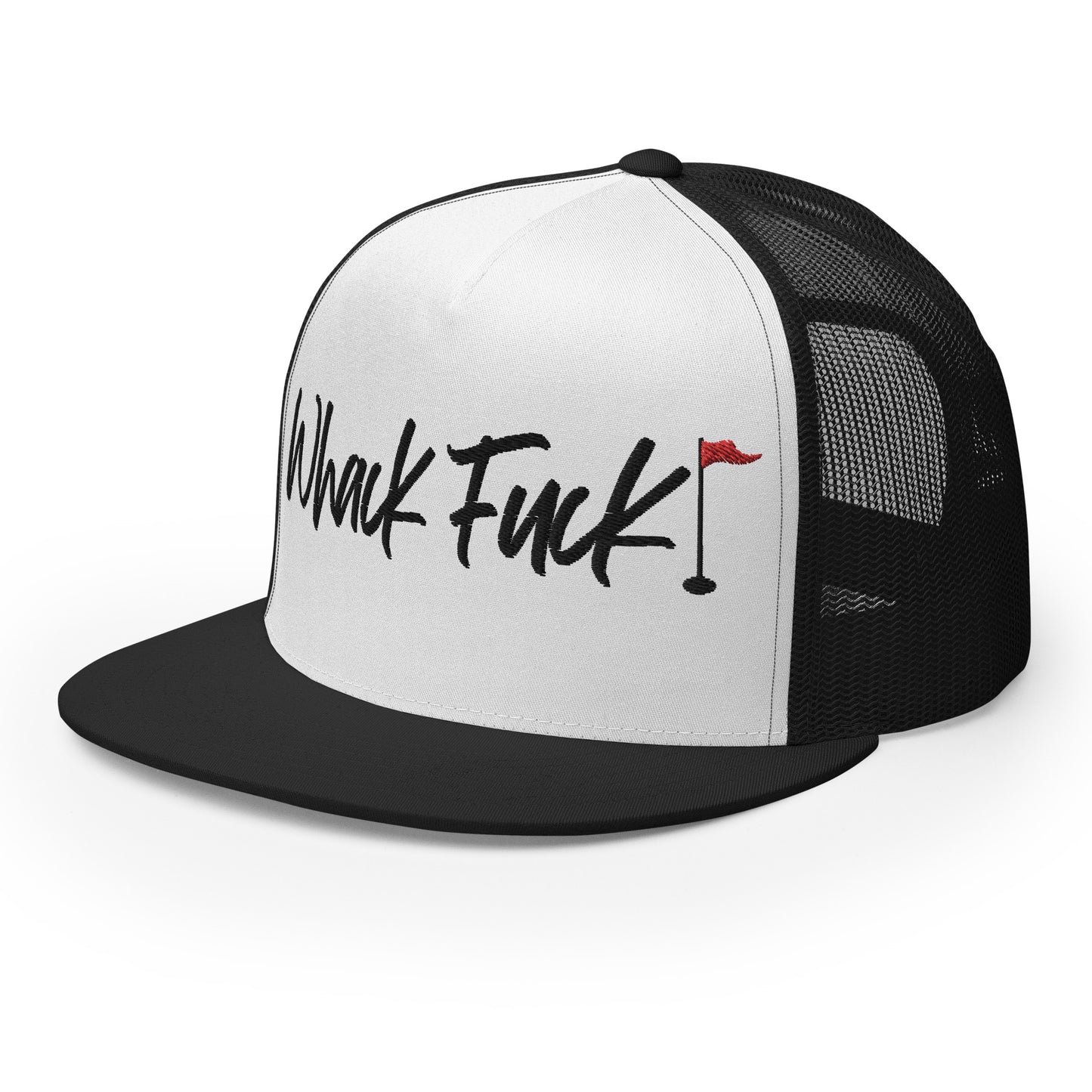 Whack Fuck Trucker Cap Black