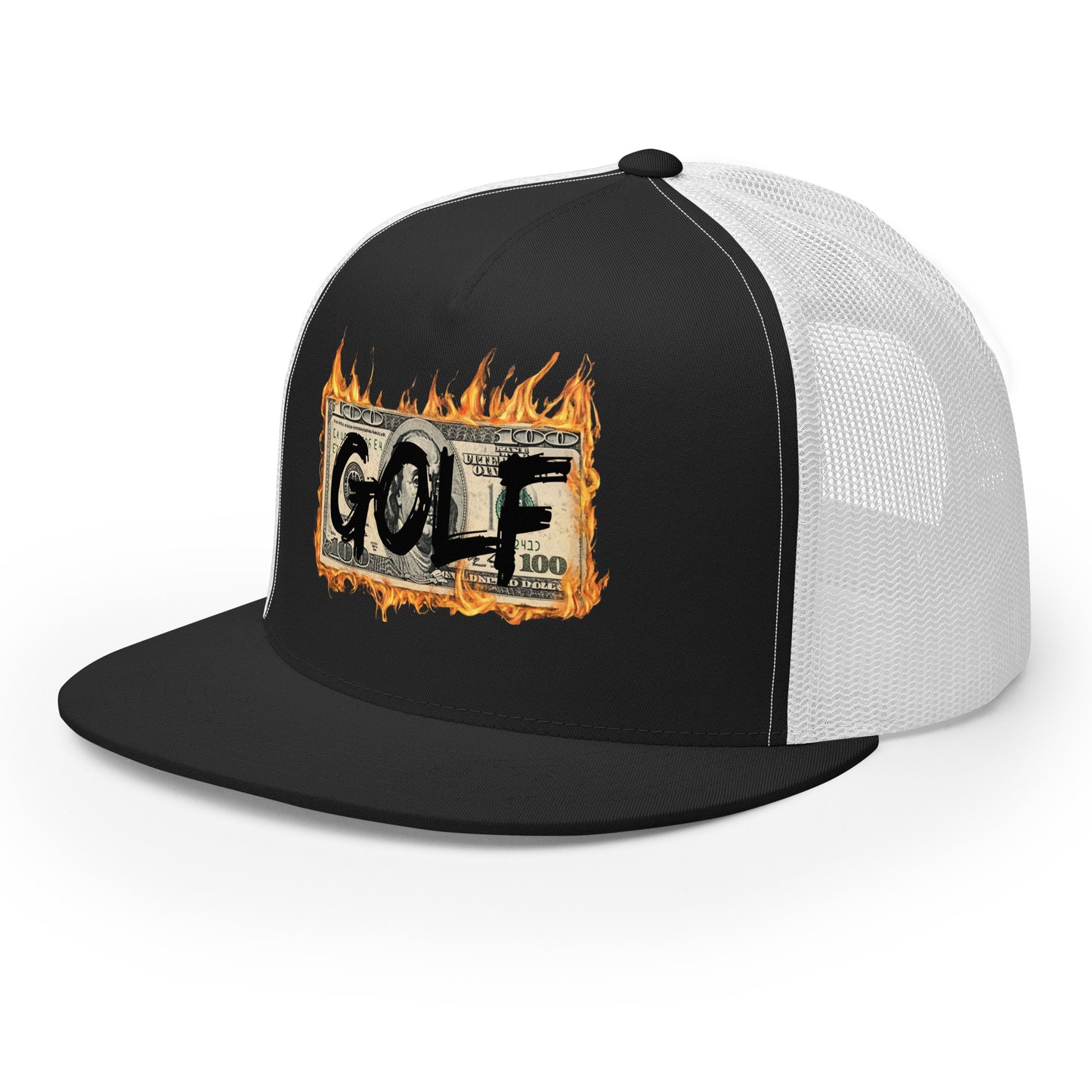 Burning Cash Trucker Cap