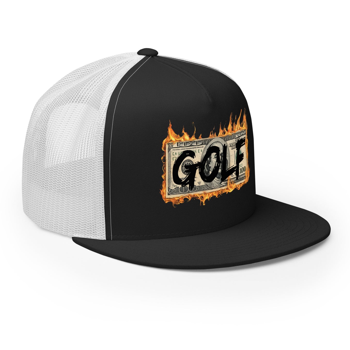 Burning Cash Trucker Cap