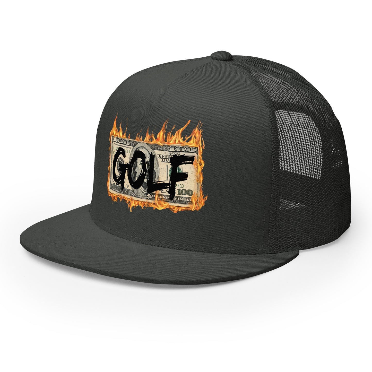 Burning Cash Trucker Cap