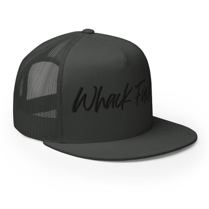 Whack Fuck Trucker Cap Black