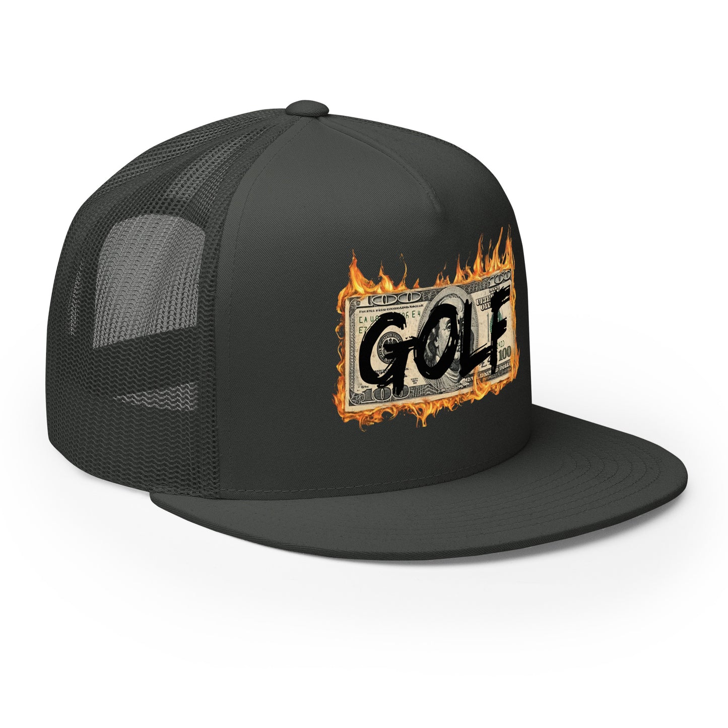 Burning Cash Trucker Cap