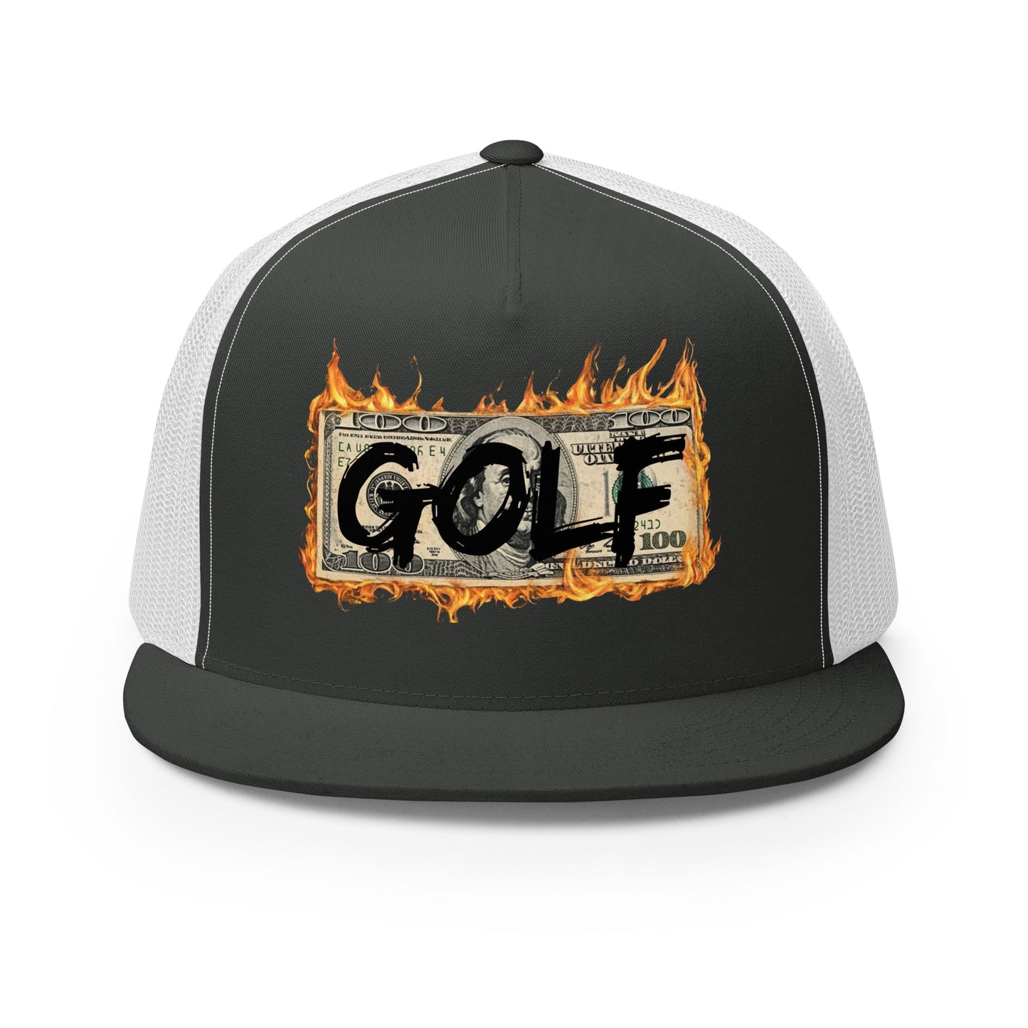 Burning Cash Trucker Cap