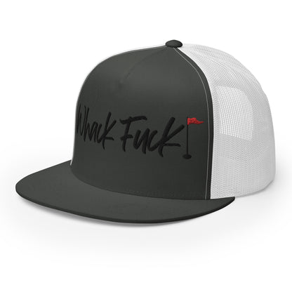 Whack Fuck Trucker Cap Black