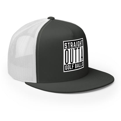 Straight Outta Golf Balls Trucker Cap