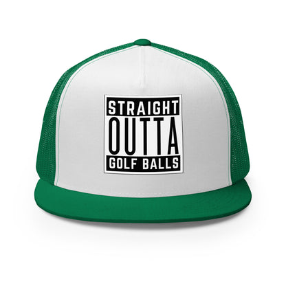 Straight Outta Golf Balls Trucker Cap