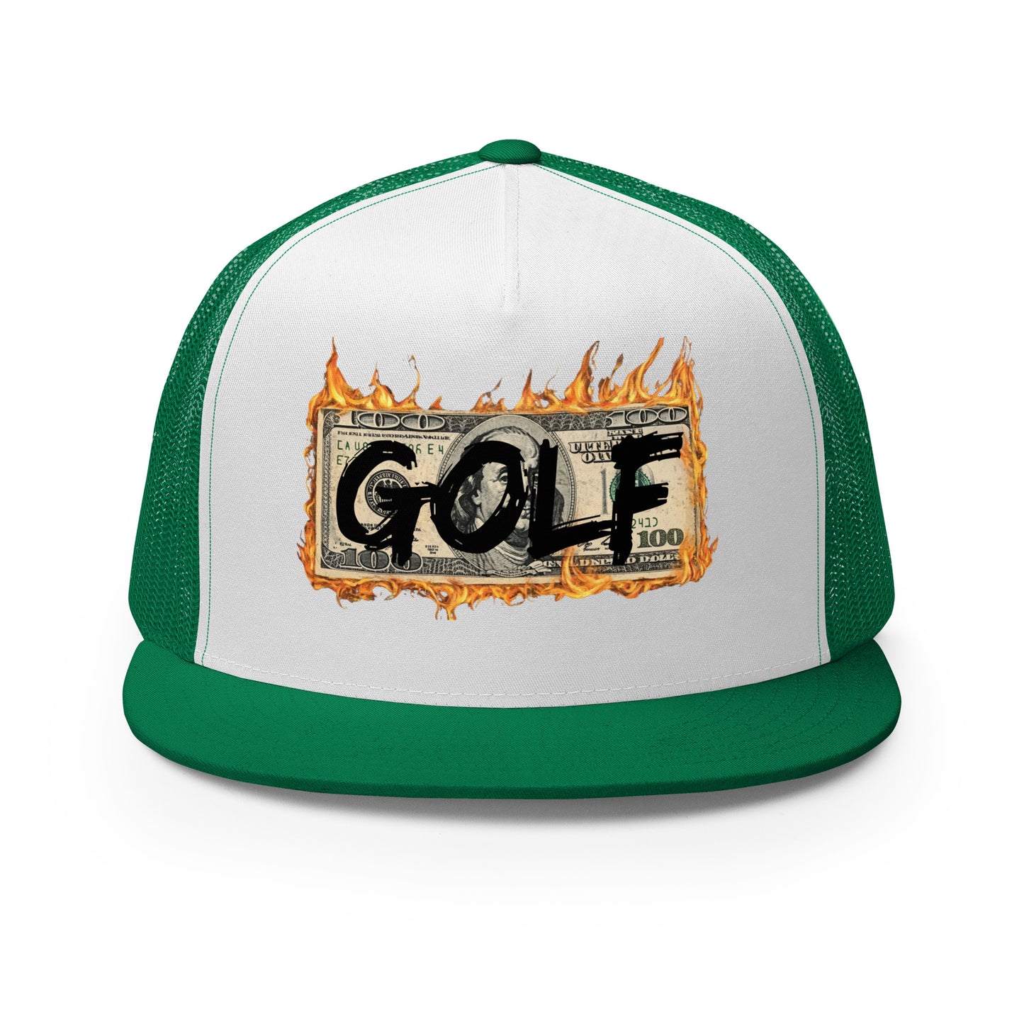 Burning Cash Trucker Cap