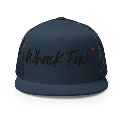 Whack Fuck Trucker Cap Black