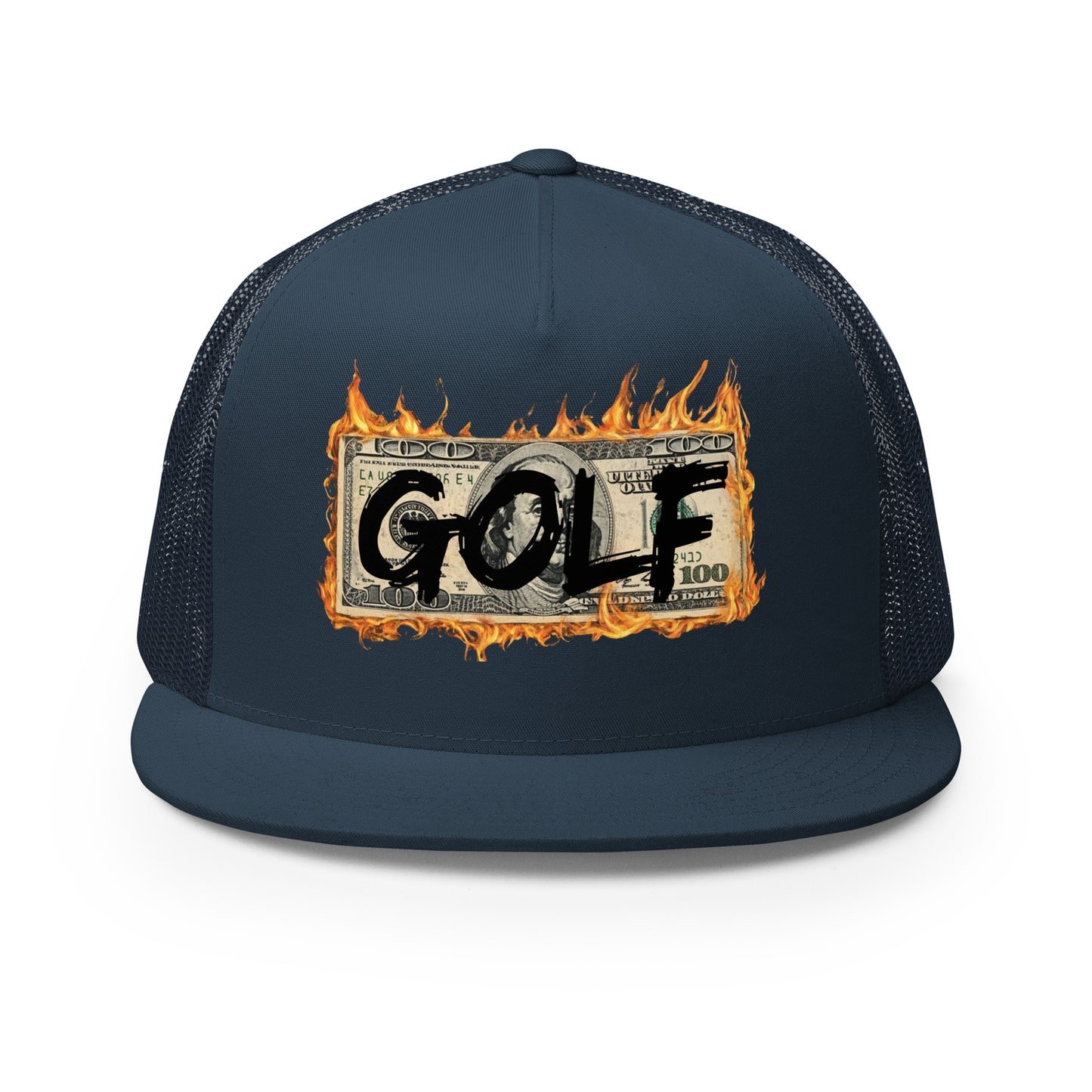 Burning Cash Trucker Cap